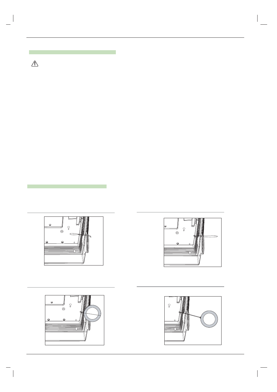 How to fix the lens cap to the projector | LG DX535 User Manual | Page 36 / 38