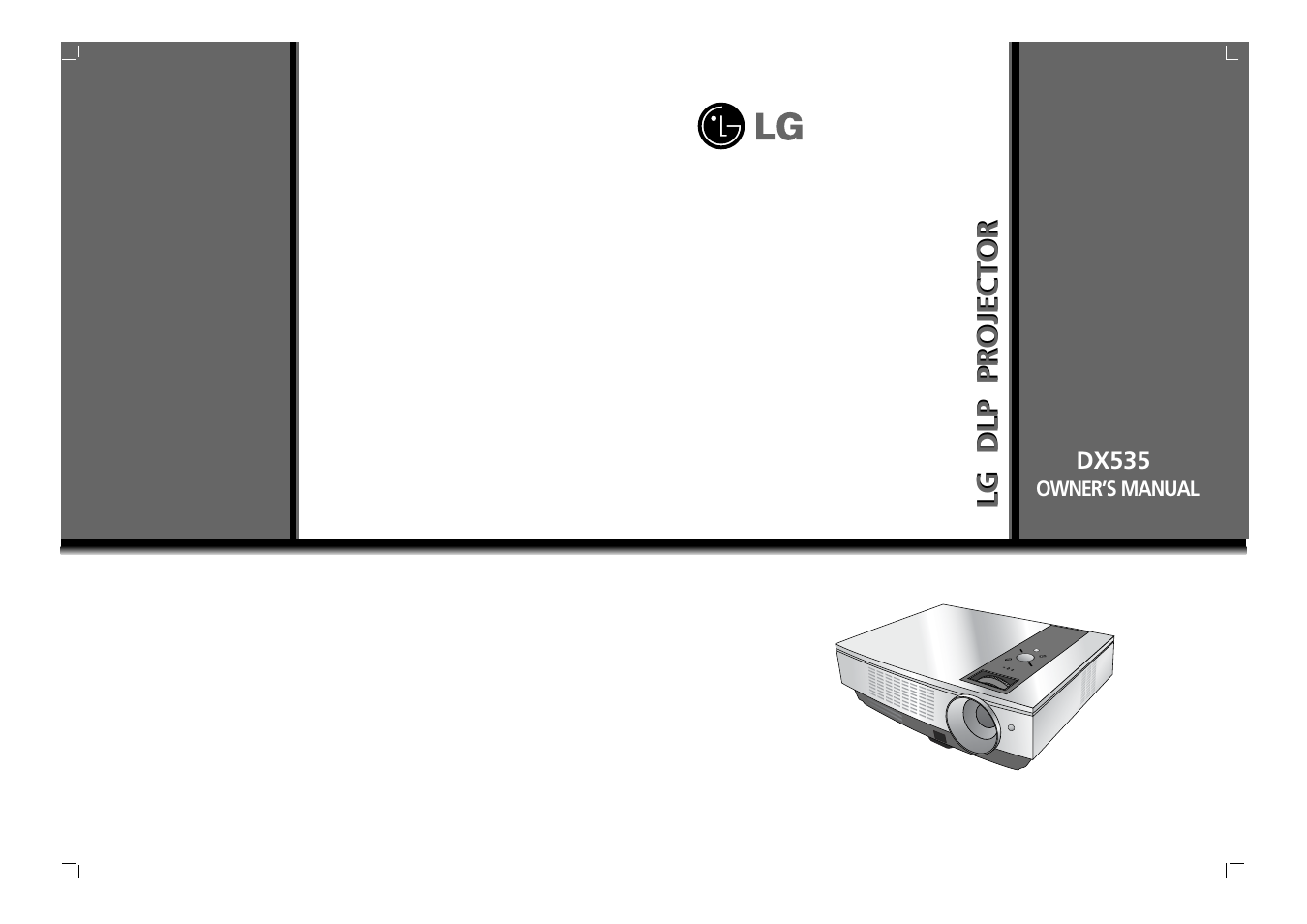 Lg dlp projector, Dx535, Owner’s manual | LG DX535 User Manual | Page 38 / 38