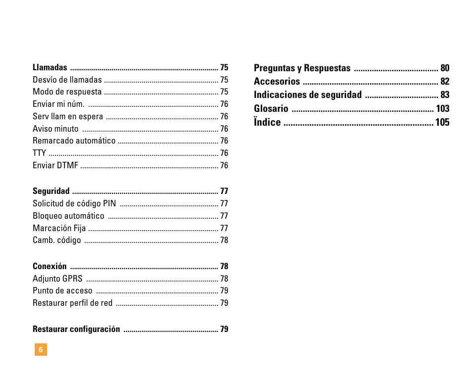 Ïndice | LG F9200 User Manual | Page 112 / 214