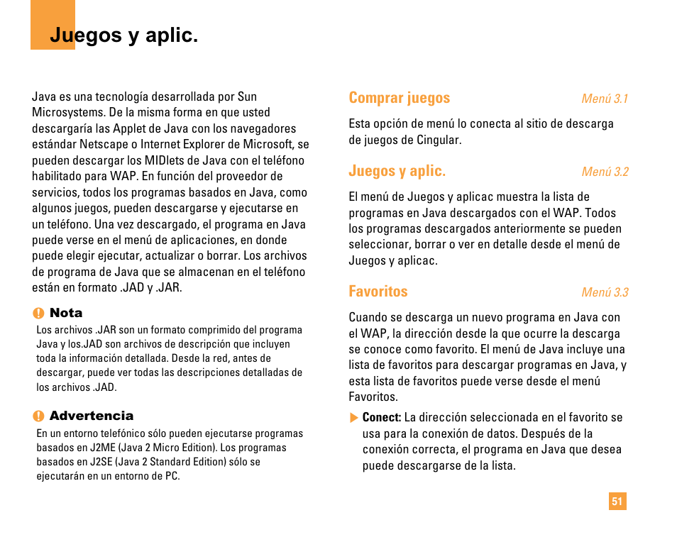 Juegos y aplic, Comprar juegos, Favoritos | LG F9200 User Manual | Page 157 / 214