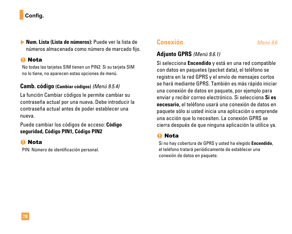 Conexión | LG F9200 User Manual | Page 184 / 214