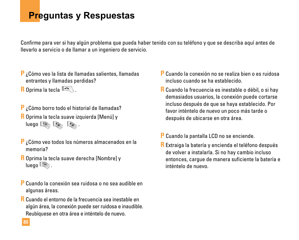 Preguntas y respuestas | LG F9200 User Manual | Page 186 / 214