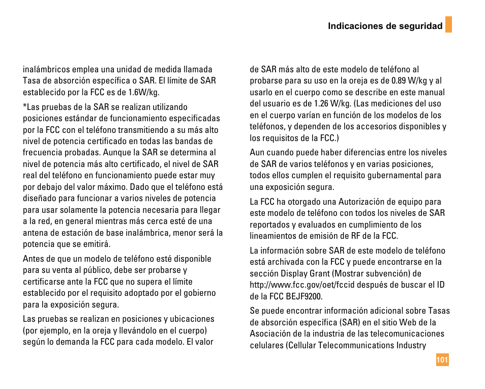 LG F9200 User Manual | Page 207 / 214