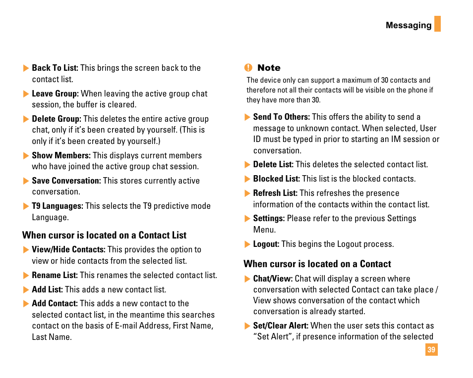 LG F9200 User Manual | Page 43 / 214