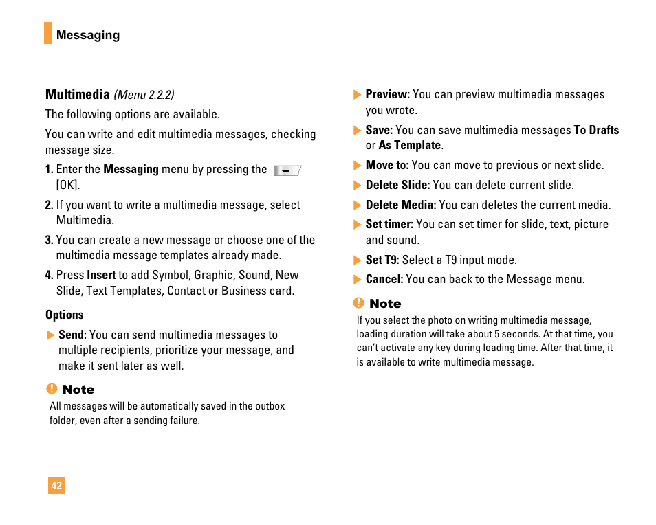 LG F9200 User Manual | Page 46 / 214