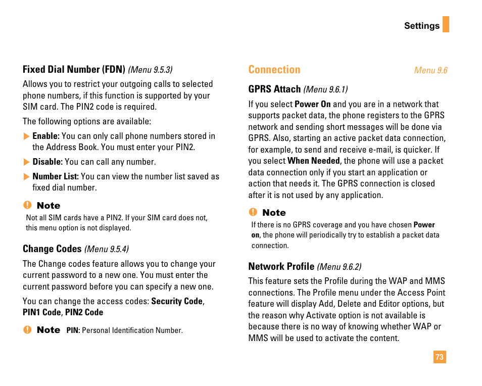 Connection | LG F9200 User Manual | Page 77 / 214