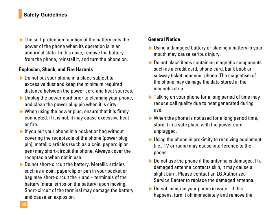LG F9200 User Manual | Page 86 / 214