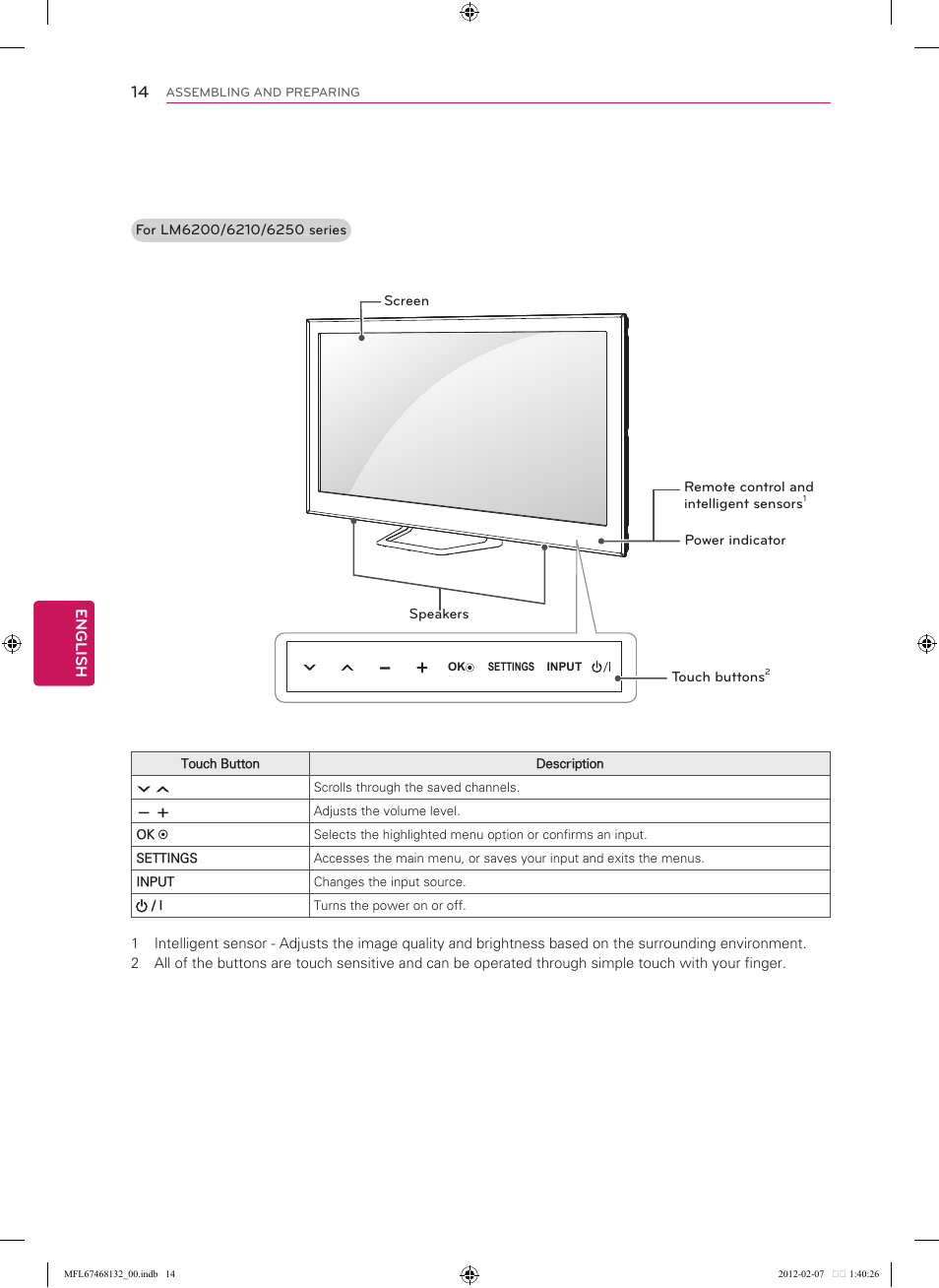 LG 60LM7200 User Manual | Page 14 / 44