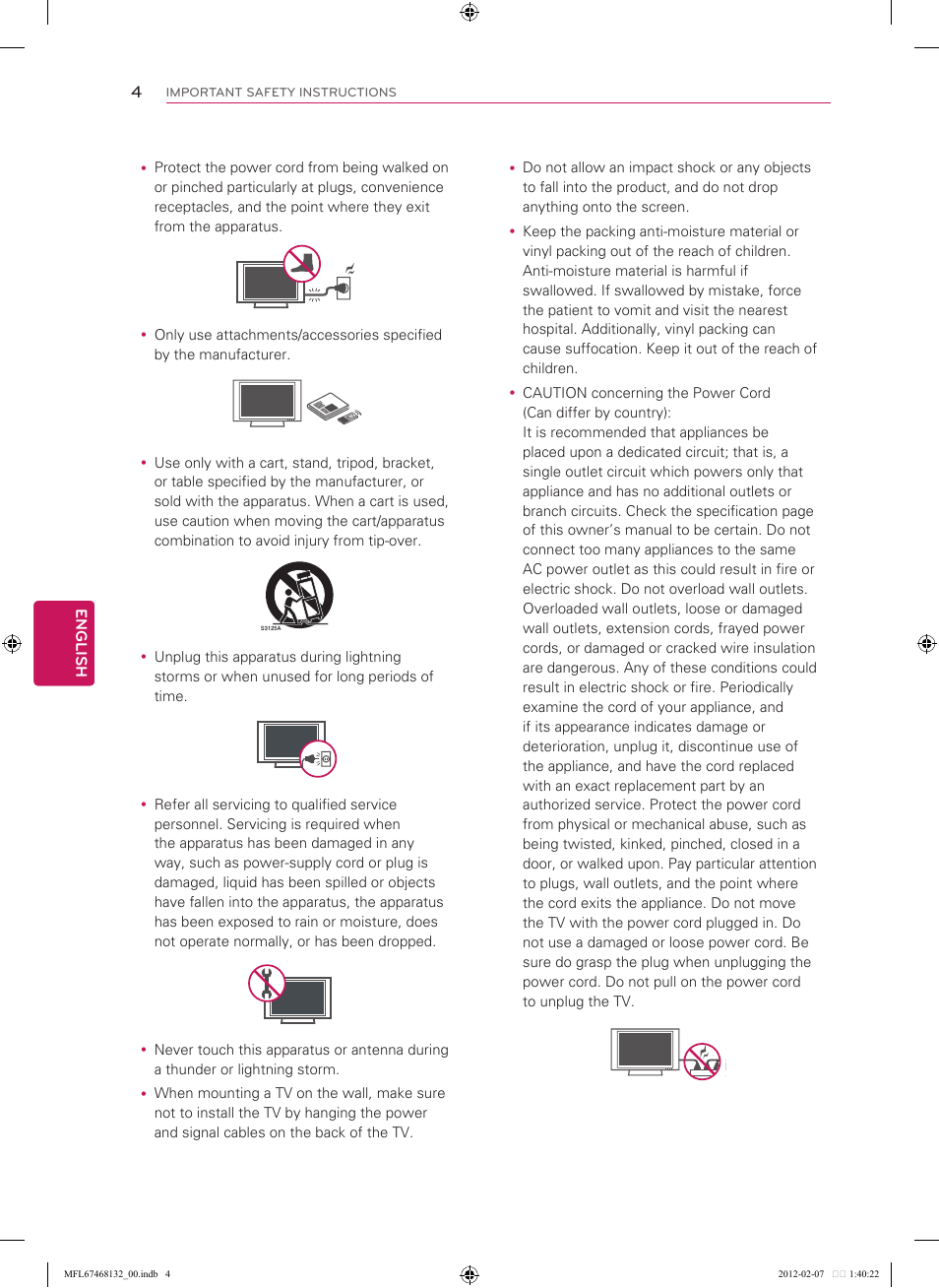 LG 60LM7200 User Manual | Page 4 / 44