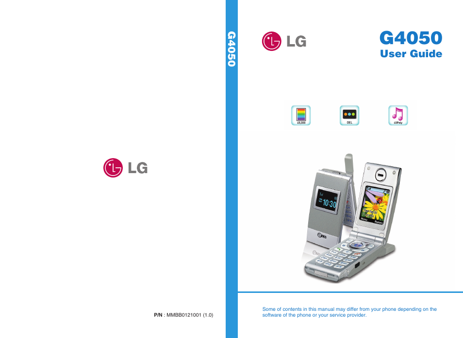 LG G4050 User Manual | 63 pages