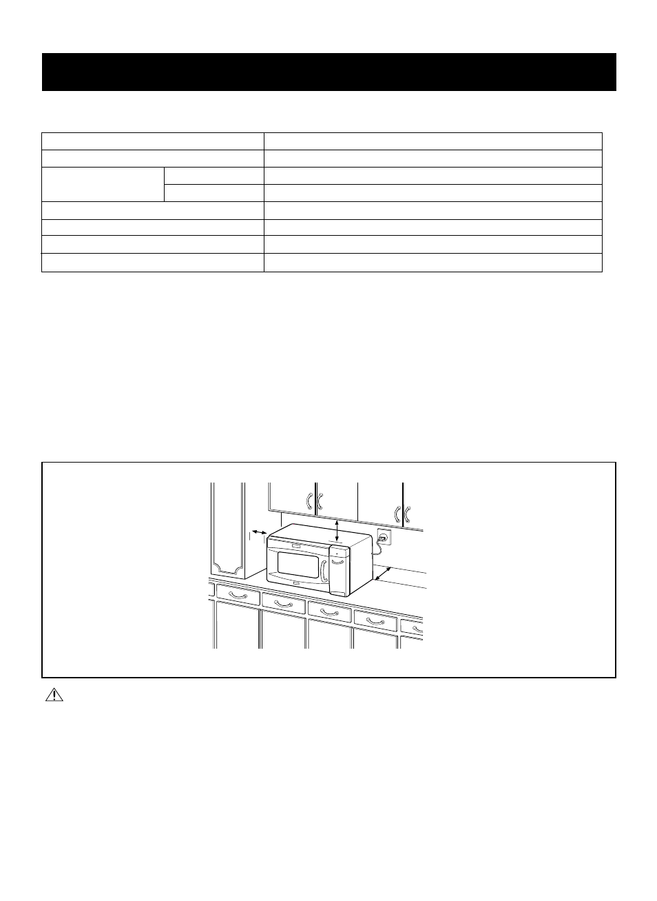 Warning, Understanding your toast er cambo, English | Installation, Specifications | LG LTRM1240SW User Manual | Page 6 / 28