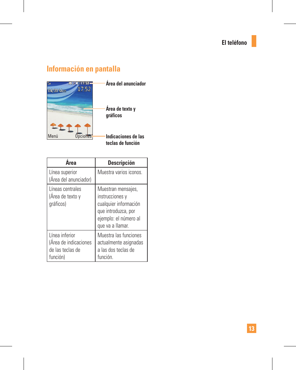 Información en pantalla | LG GT365GO User Manual | Page 117 / 202