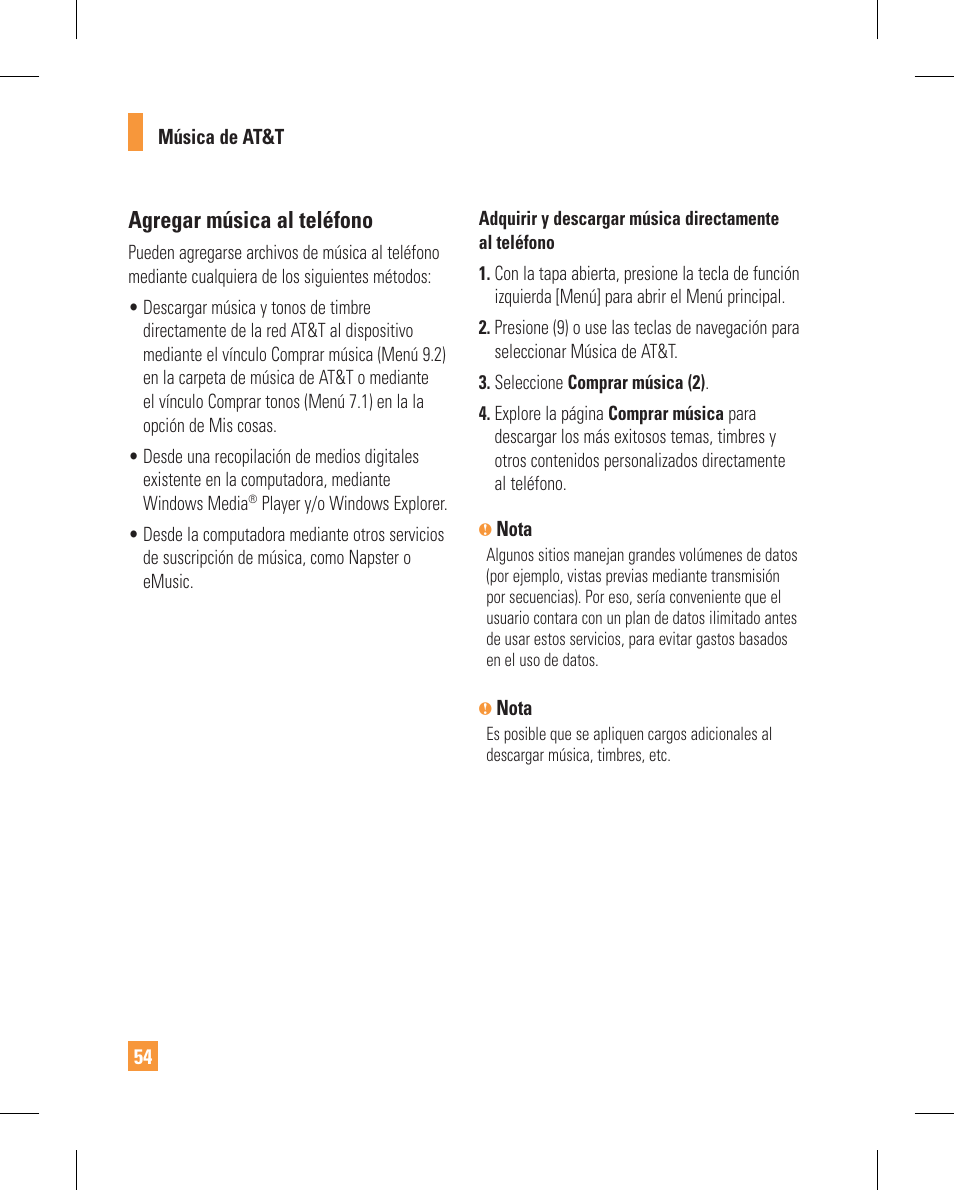 Agregar música al teléfono | LG GT365GO User Manual | Page 158 / 202