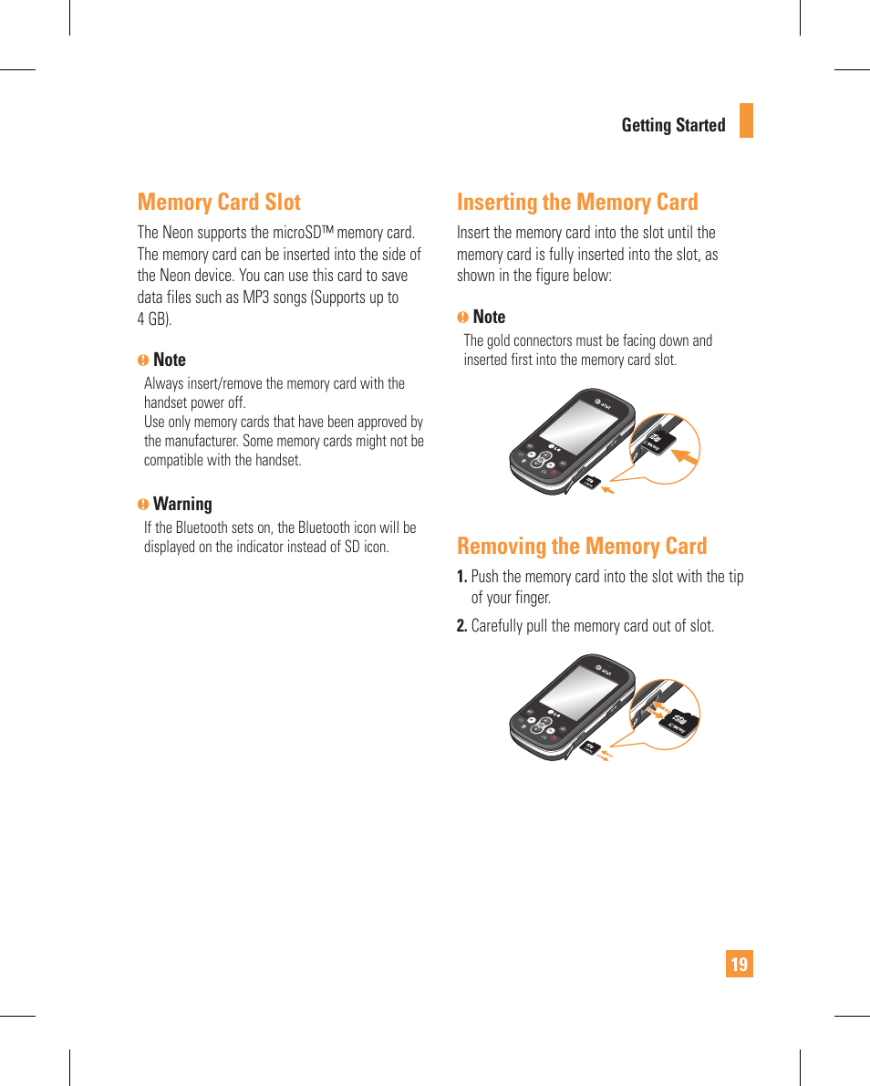 LG GT365GO User Manual | Page 23 / 202