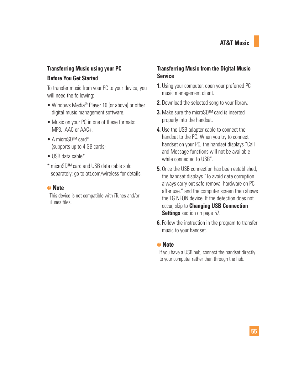 LG GT365GO User Manual | Page 59 / 202