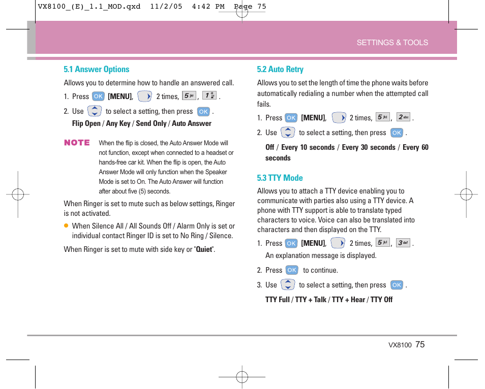 LG VX8100 User Manual | Page 76 / 102