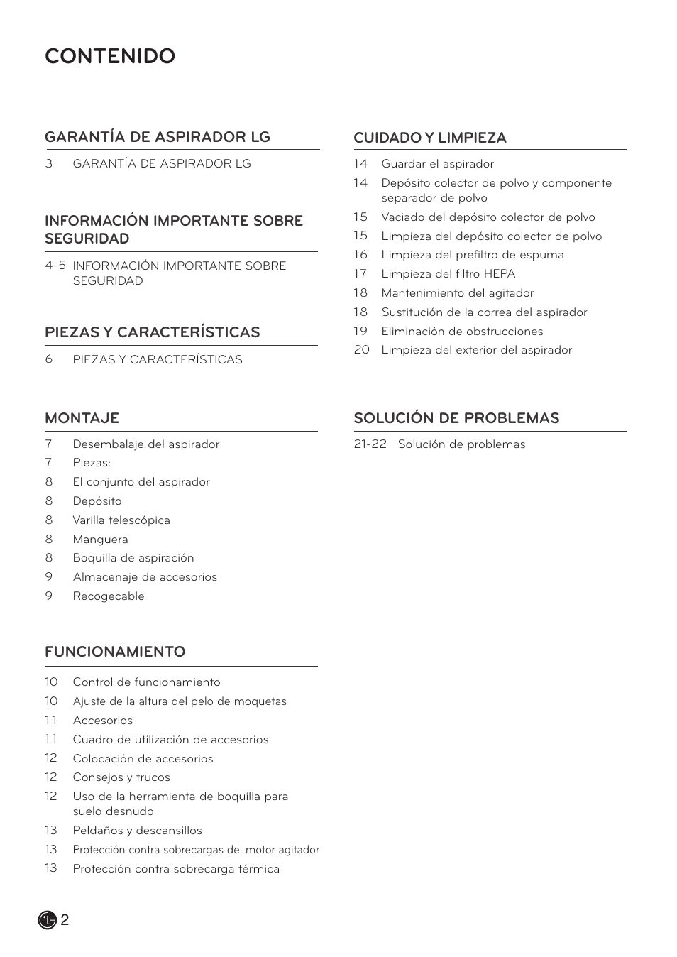 LG LCV900B User Manual | Page 24 / 67