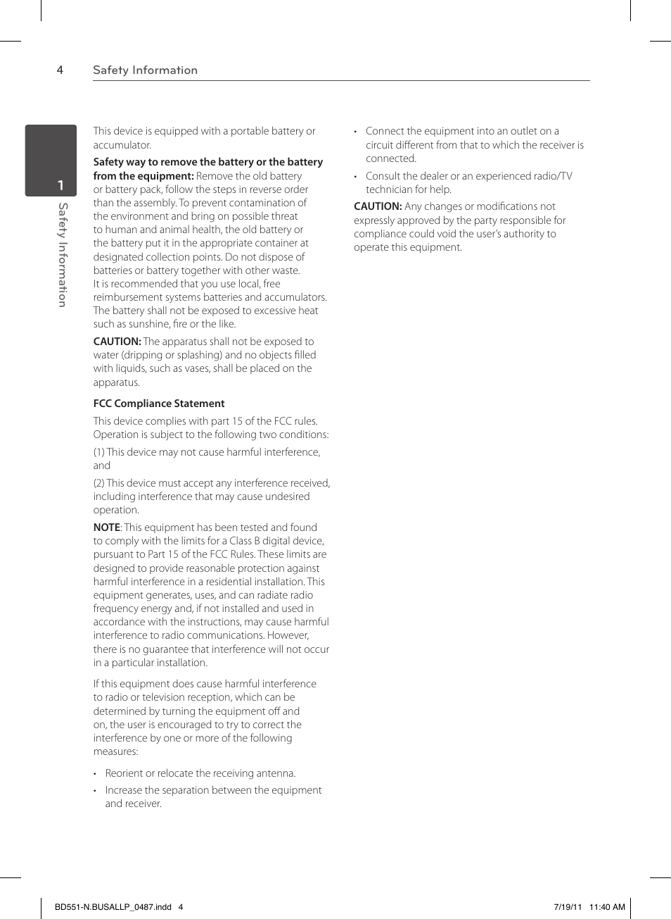 LG BD611 User Manual | Page 4 / 64