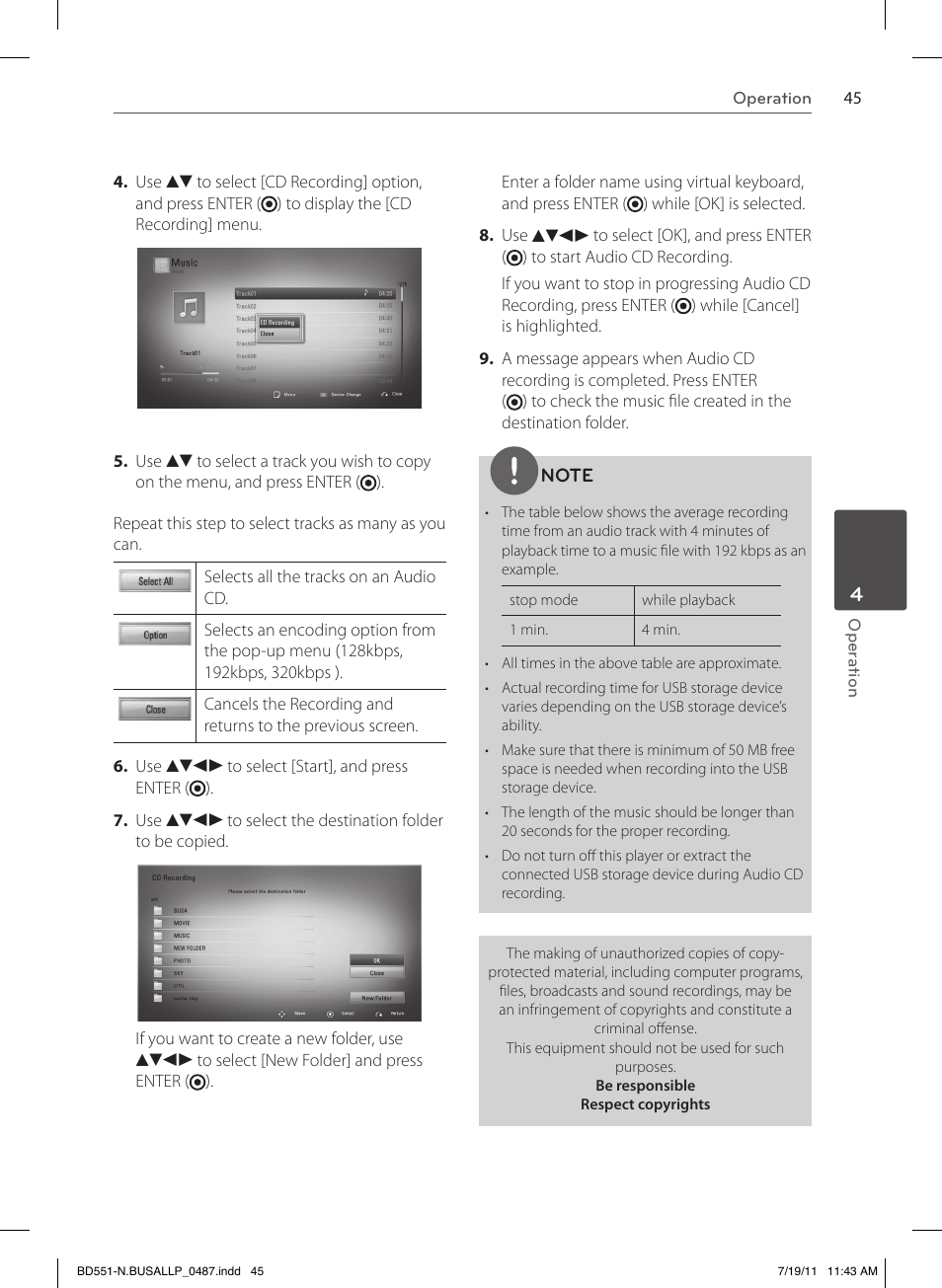 LG BD611 User Manual | Page 45 / 64