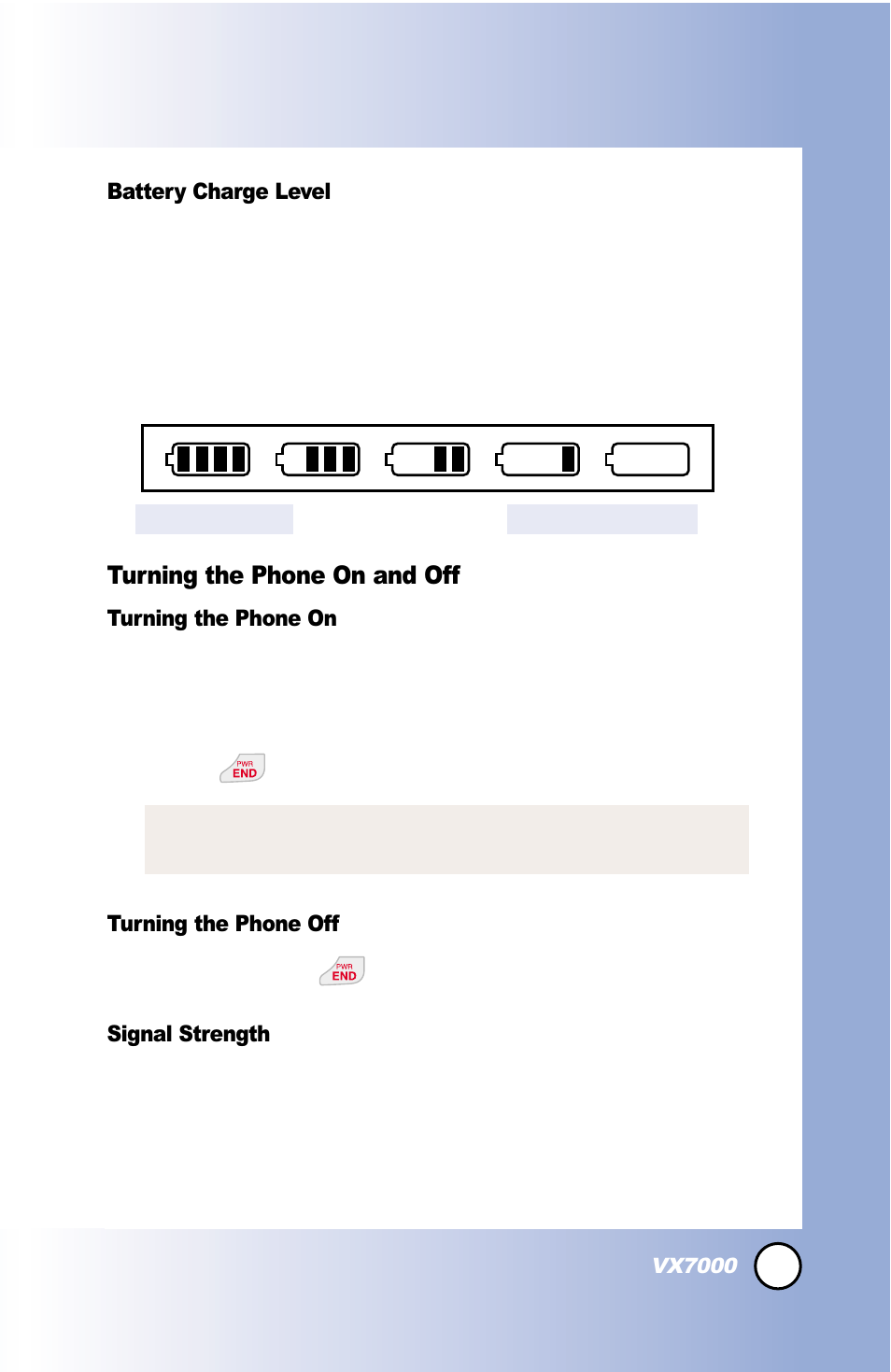 LG LGVX7000 User Manual | Page 18 / 124