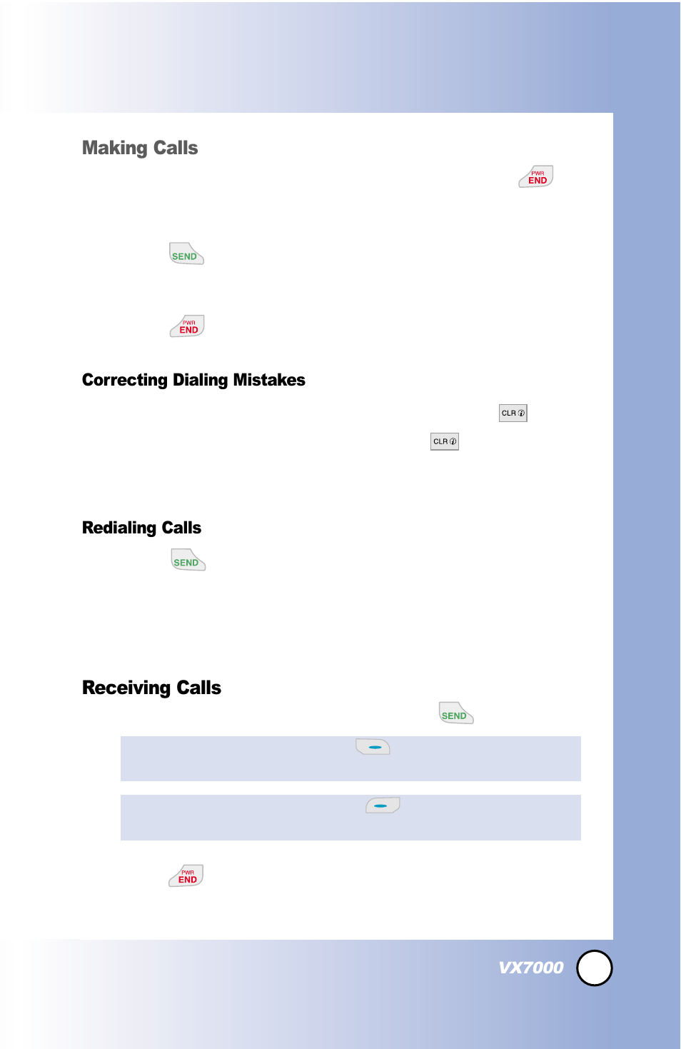 LG LGVX7000 User Manual | Page 20 / 124