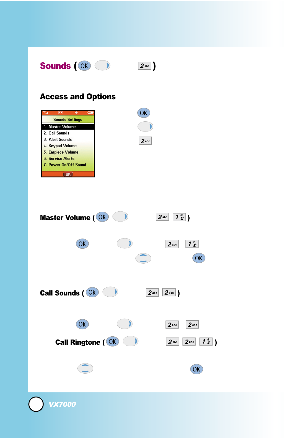 Using phone menus | LG LGVX7000 User Manual | Page 55 / 124