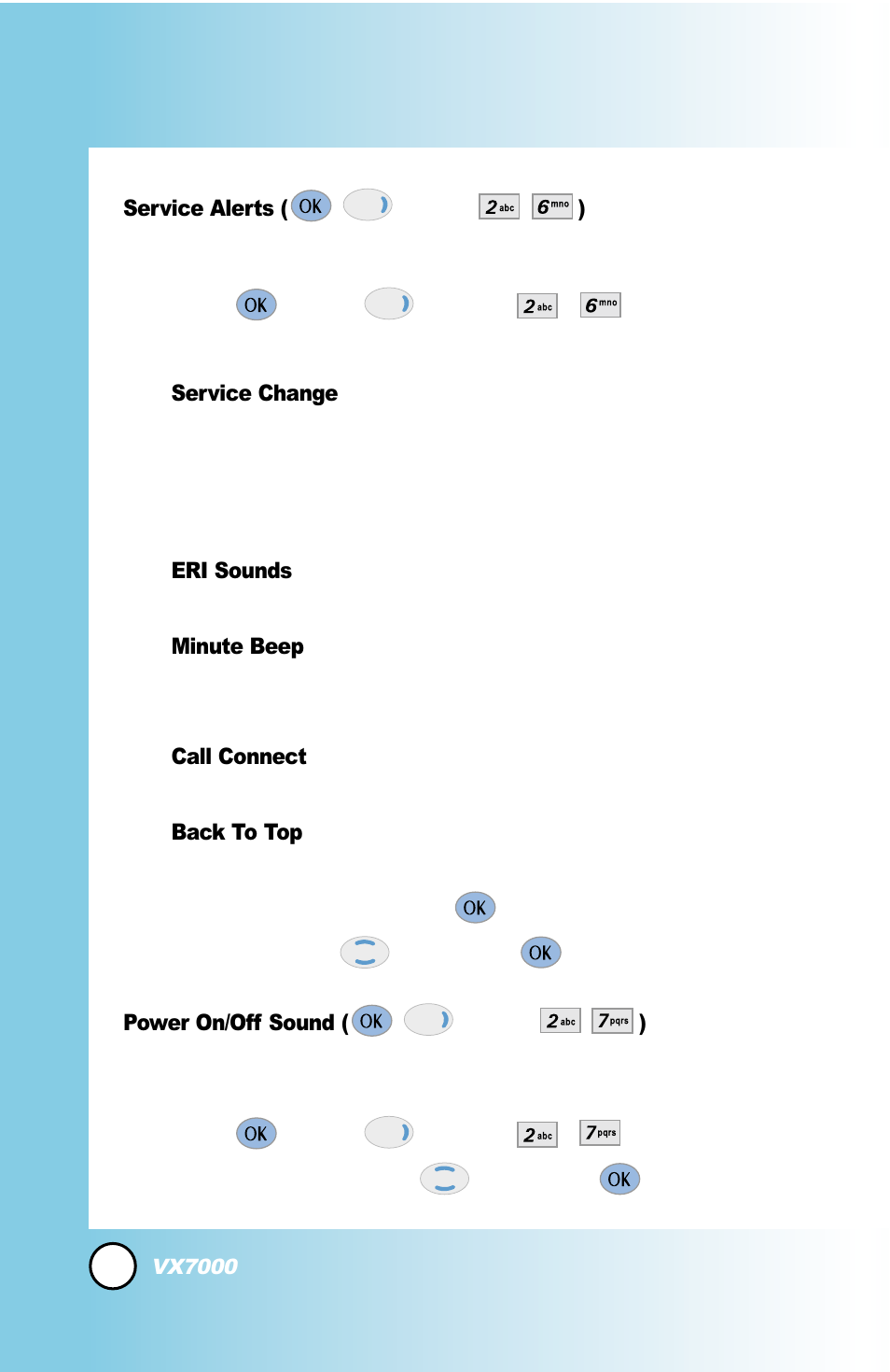 Using phone menus | LG LGVX7000 User Manual | Page 57 / 124