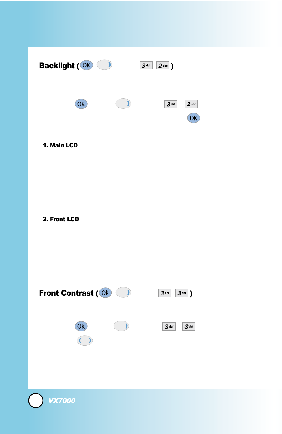 Using phone menus | LG LGVX7000 User Manual | Page 59 / 124