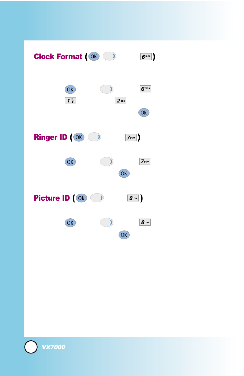 Using phone menus | LG LGVX7000 User Manual | Page 71 / 124