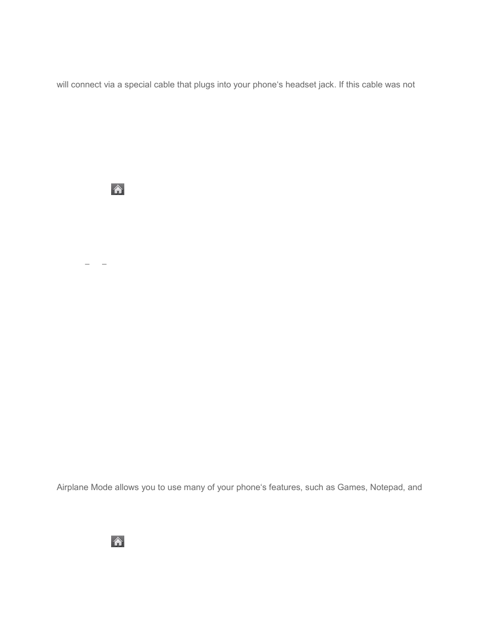 Airplane mode | LG LGLN272S User Manual | Page 103 / 112
