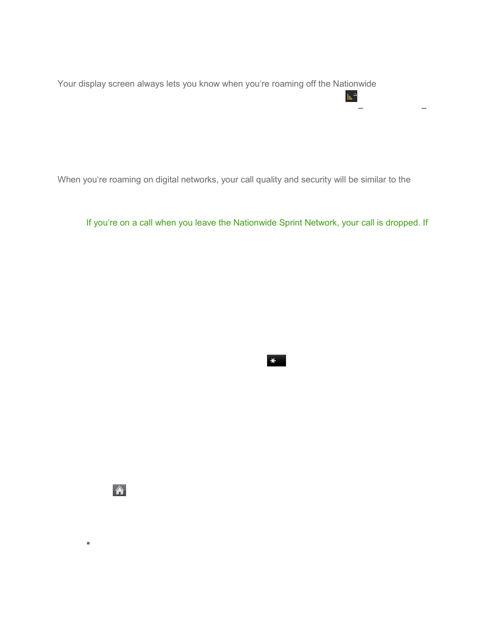 Roaming, Set roam mode | LG LGLN272S User Manual | Page 106 / 112