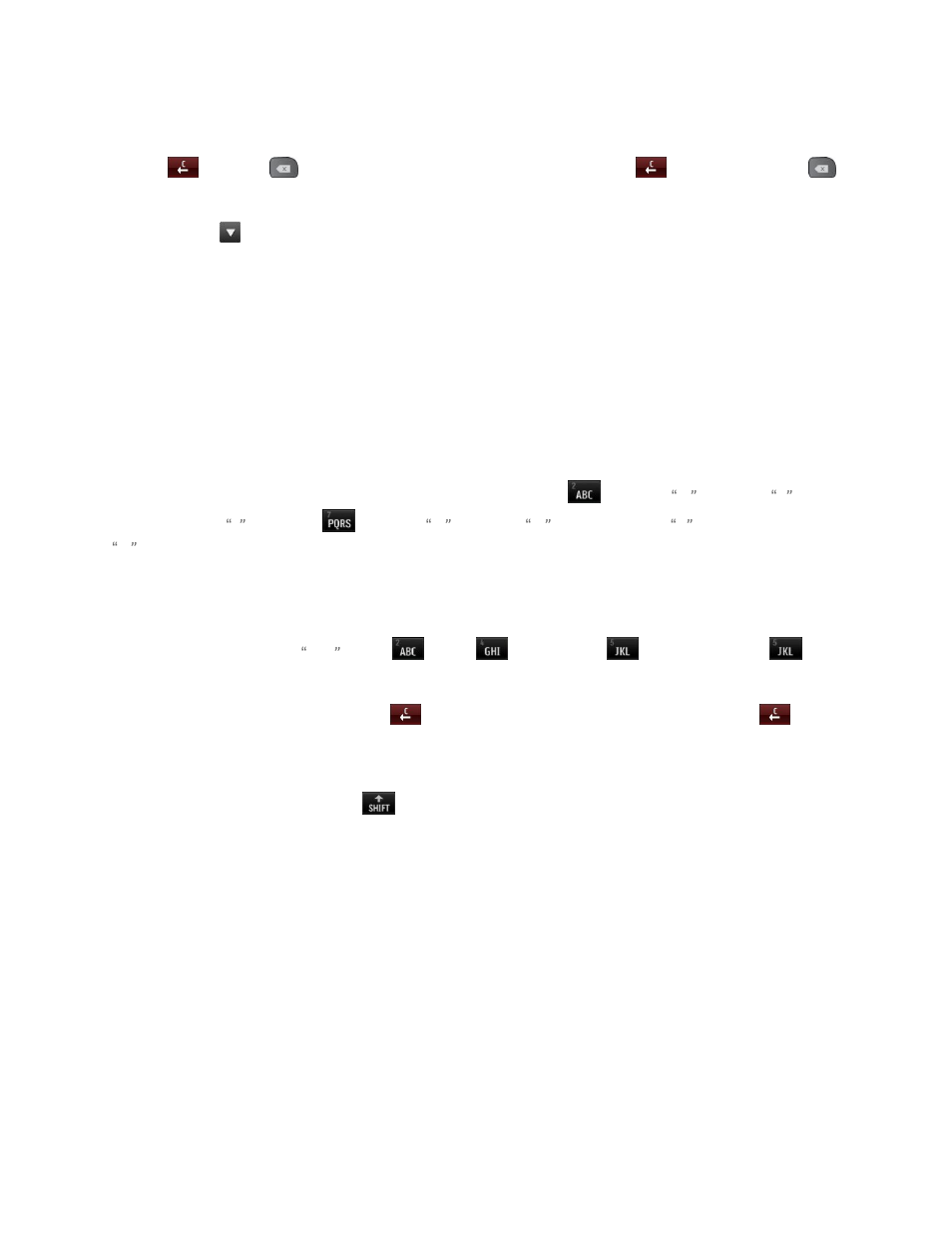 Abc mode (touch keypad only) | LG LGLN272S User Manual | Page 26 / 112