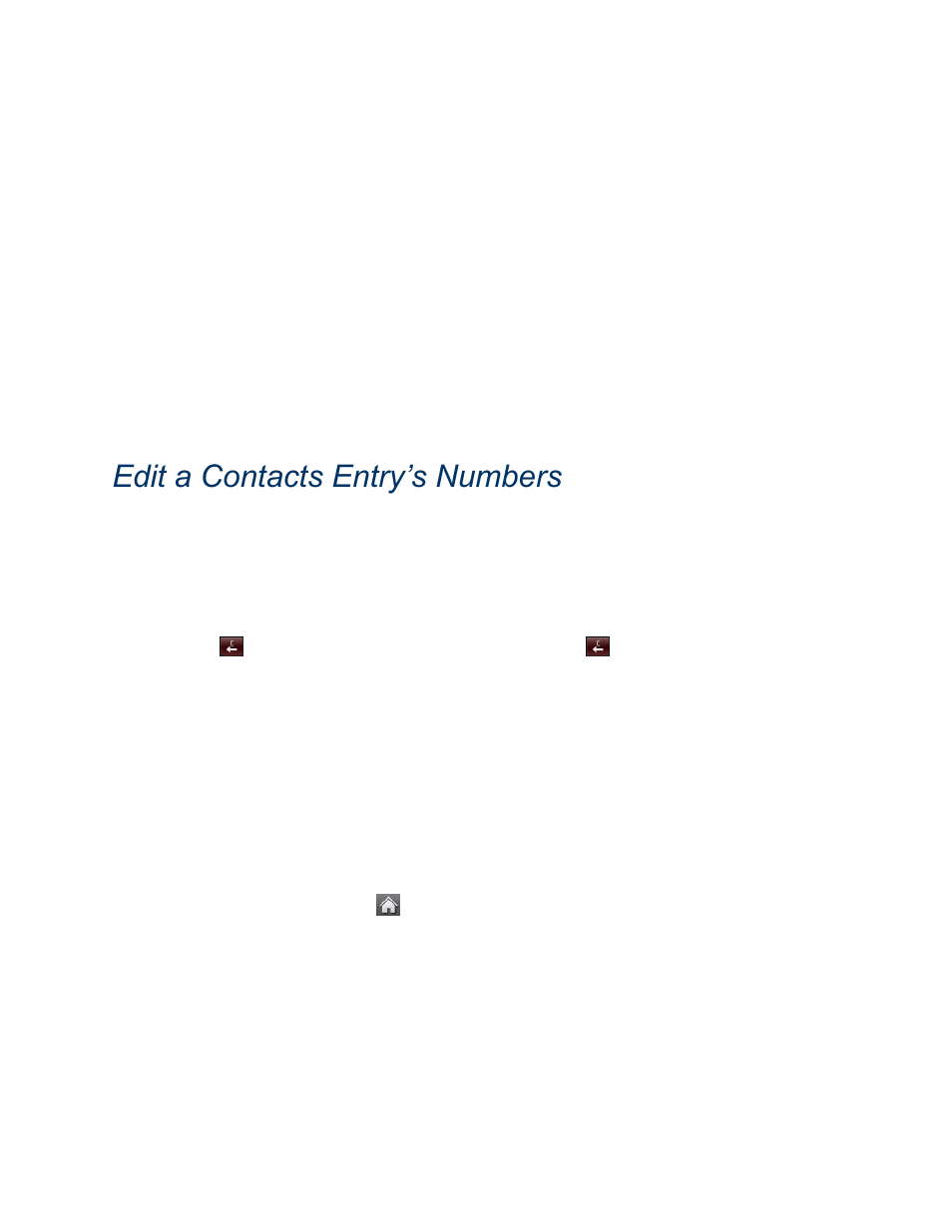 Add a number to a contacts entry, Edit a contacts entry’s numbers, Assign speed dial numbers | Edit a contacts entry‟s numbers | LG LGLN272S User Manual | Page 45 / 112