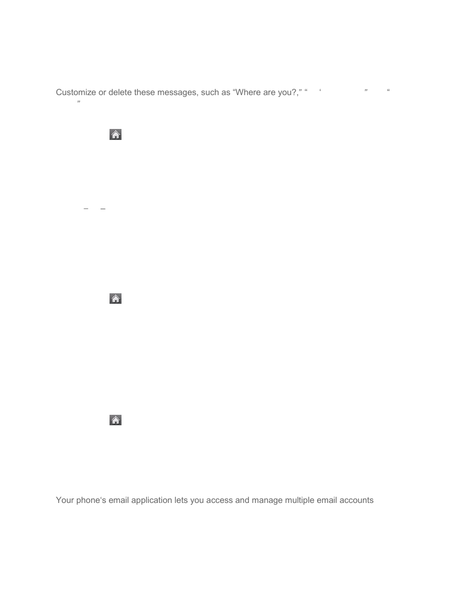 Email, Get started with email | LG LGLN272S User Manual | Page 54 / 112