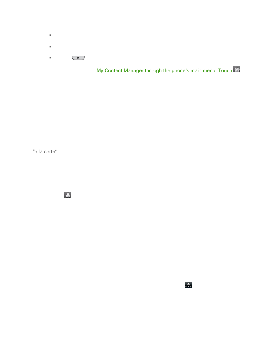 Sprint tv & movies, Watch tv | LG LGLN272S User Manual | Page 59 / 112