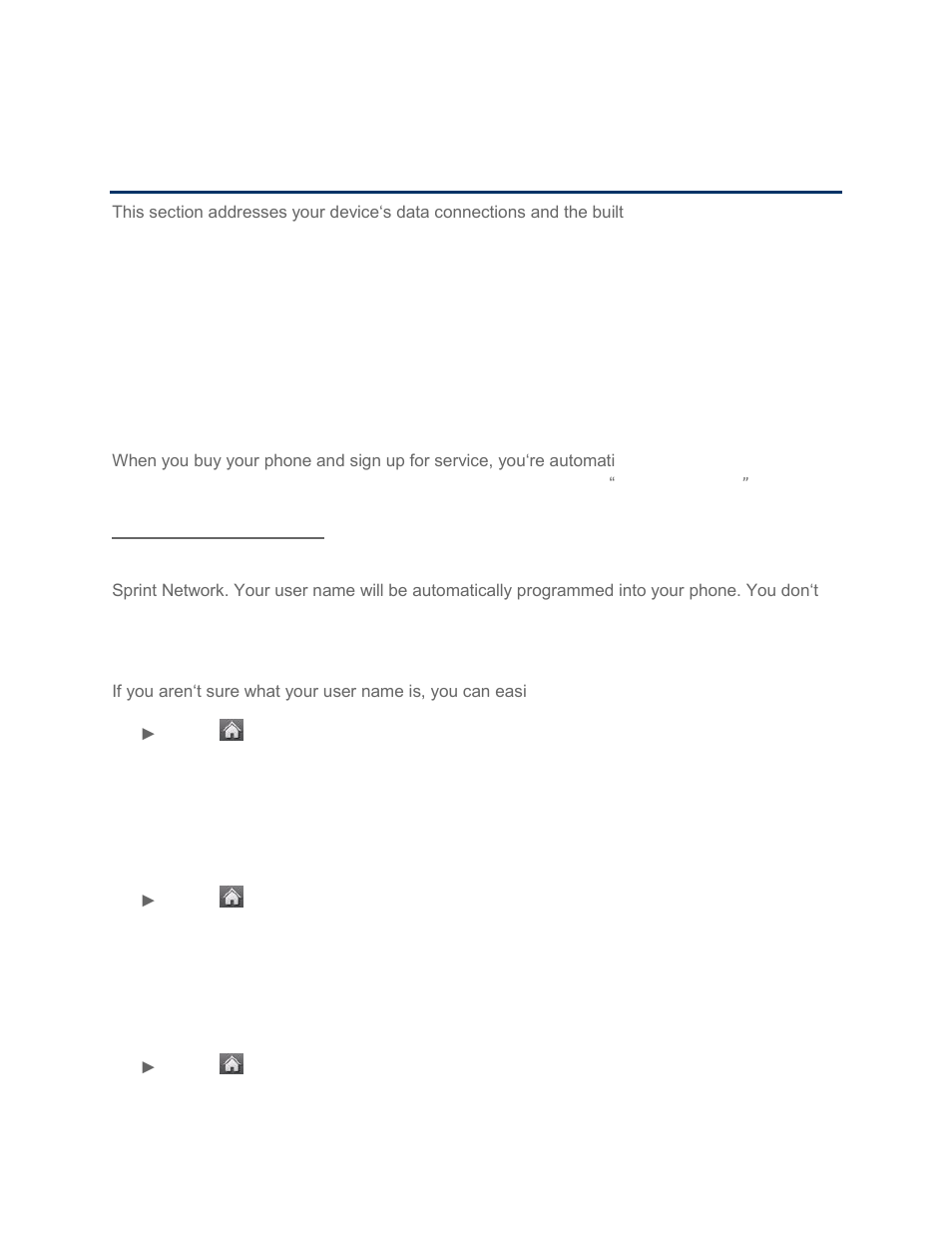 Web and data, Get started with data services | LG LGLN272S User Manual | Page 62 / 112