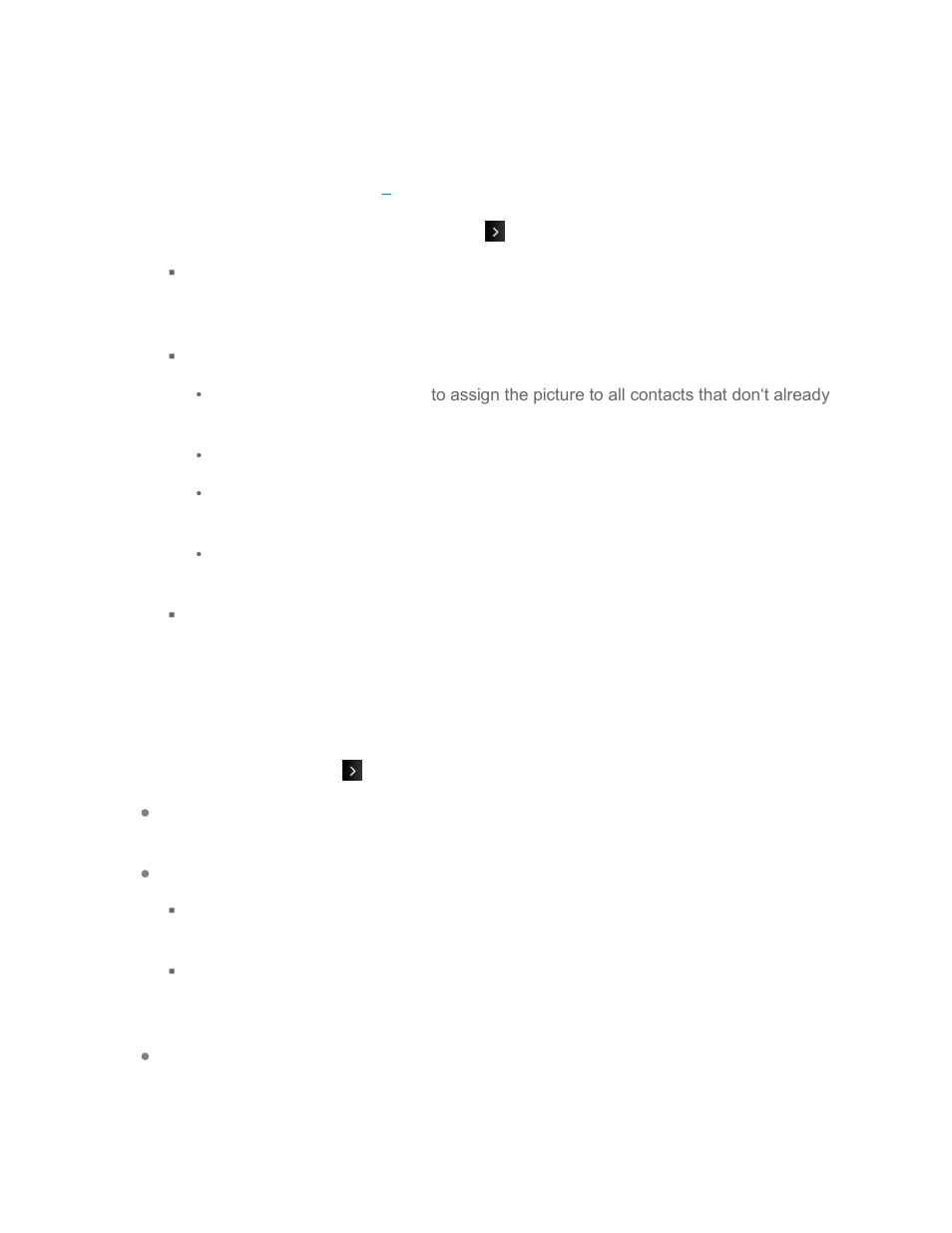 Assign pictures, Camera mode options | LG LGLN272S User Manual | Page 67 / 112