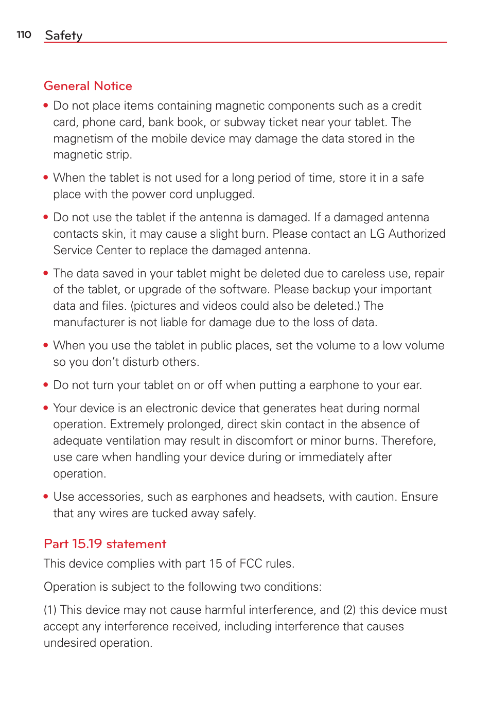 LG LGVK810 User Manual | Page 112 / 142