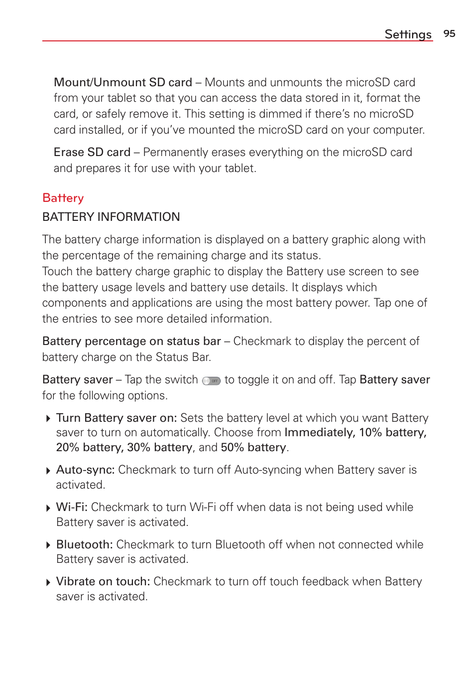 LG LGVK810 User Manual | Page 97 / 142