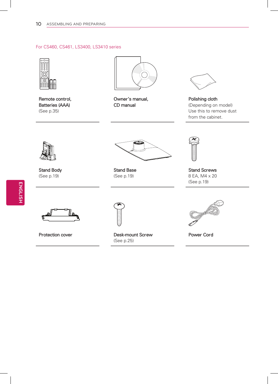 LG 32CS460 User Manual | Page 10 / 44