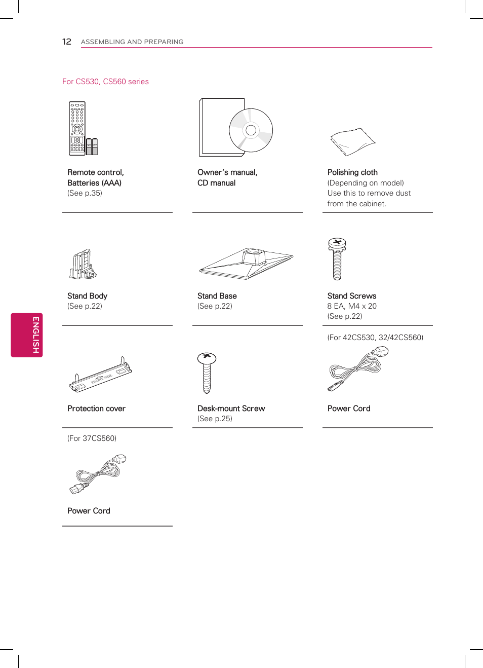 LG 32CS460 User Manual | Page 12 / 44