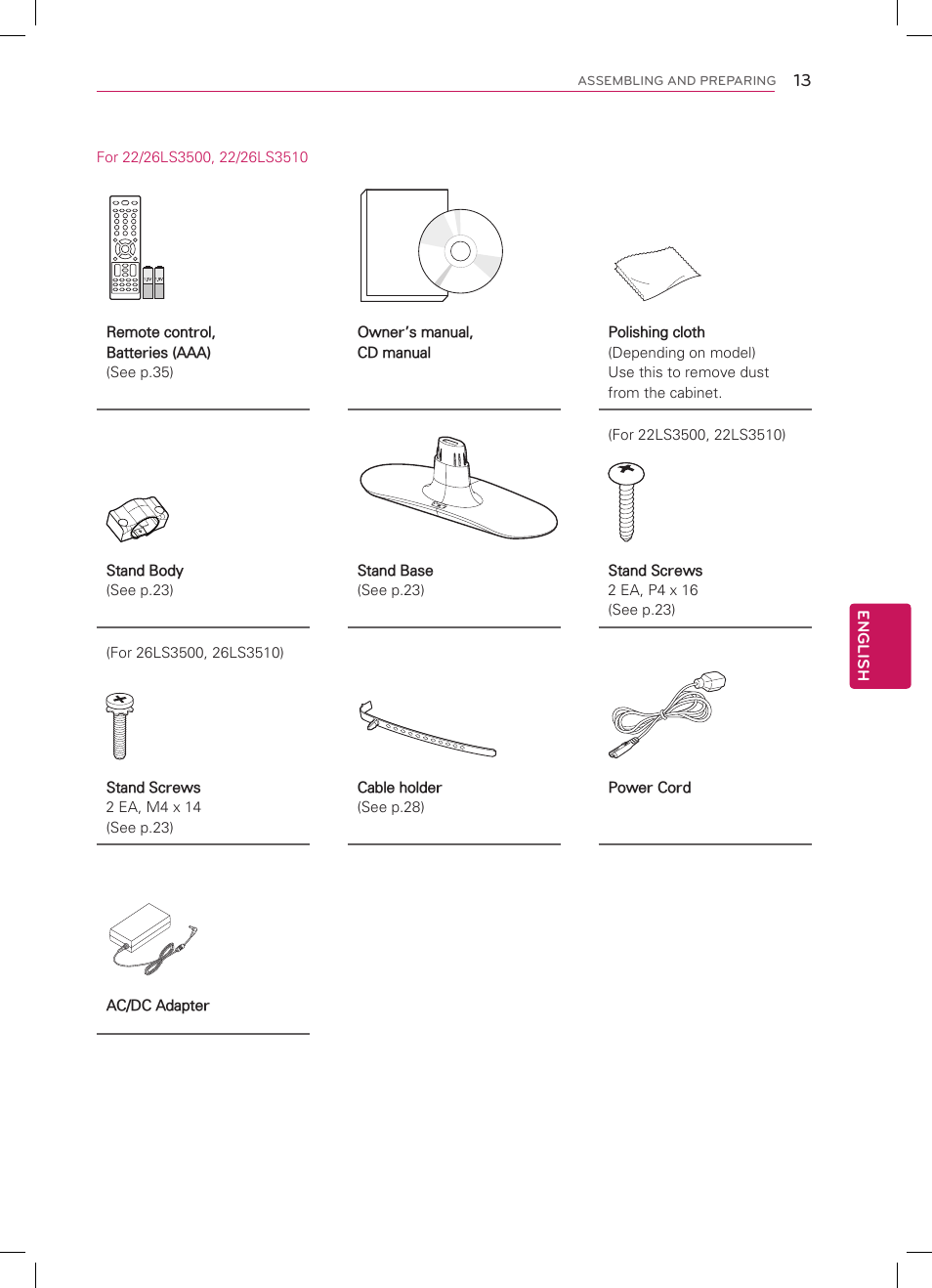 LG 32CS460 User Manual | Page 13 / 44