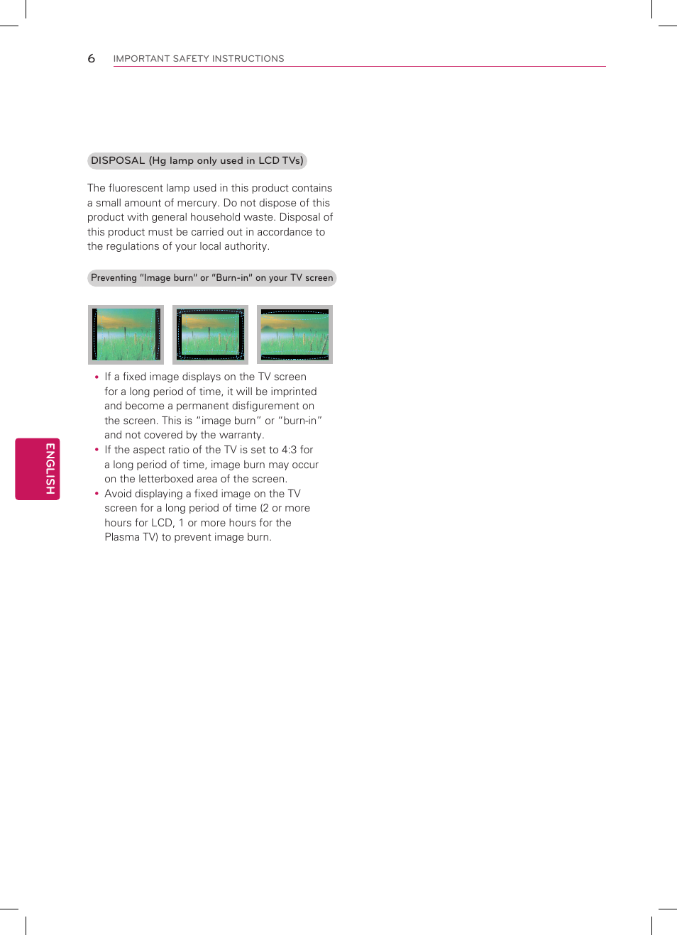 LG 32CS460 User Manual | Page 6 / 44