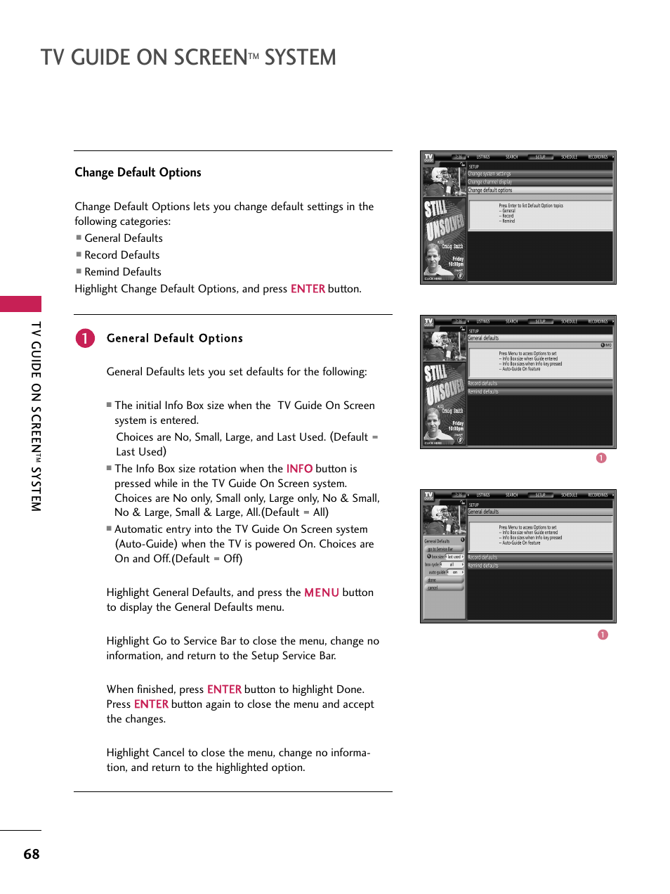 Tv guide on screen, System | LG 60PB4D User Manual | Page 69 / 152