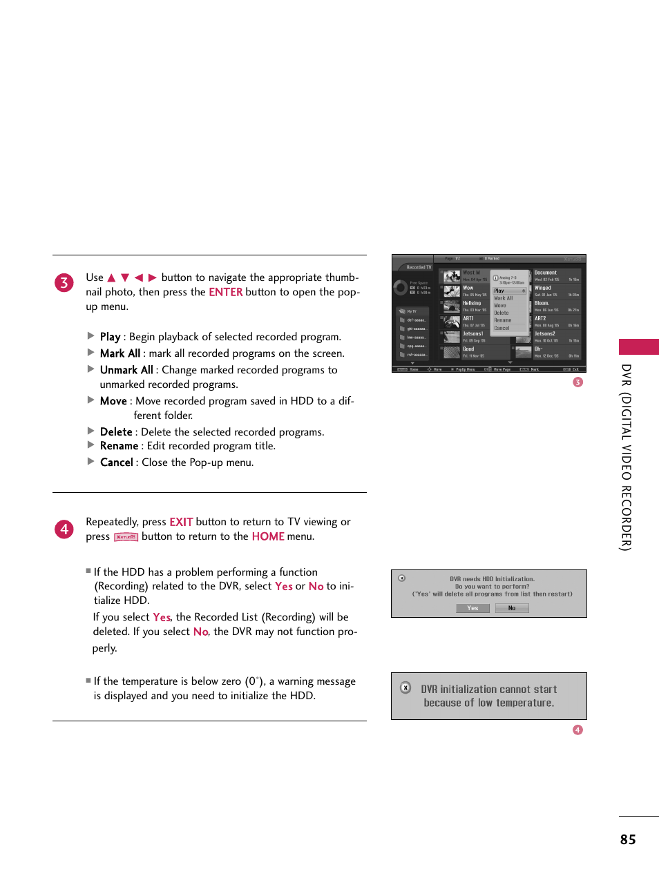 LG 60PB4D User Manual | Page 86 / 152