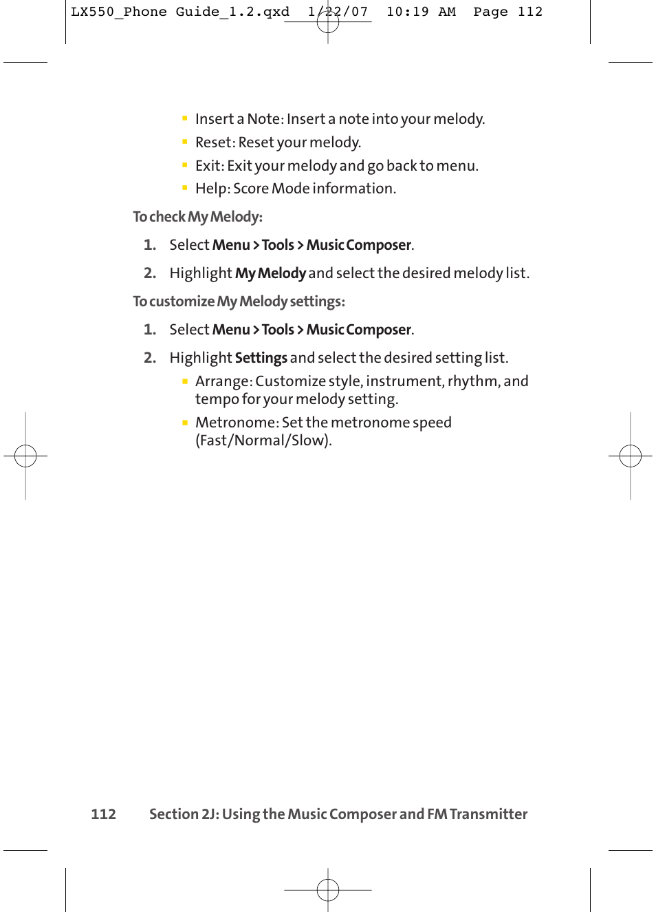 LG LX550 User Manual | Page 126 / 194