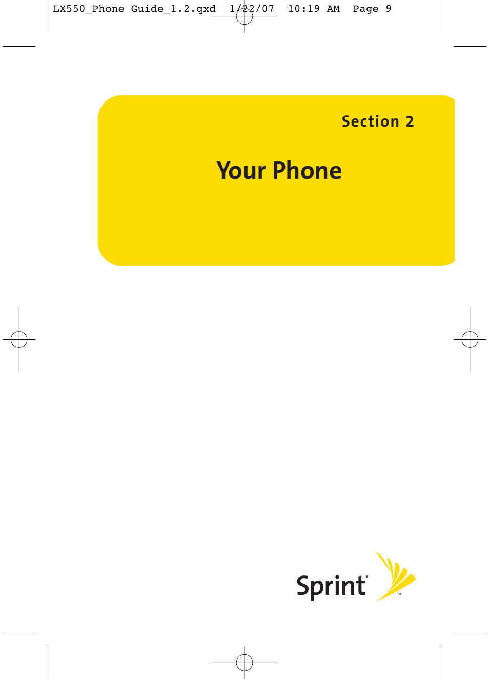 Your phone | LG LX550 User Manual | Page 23 / 194