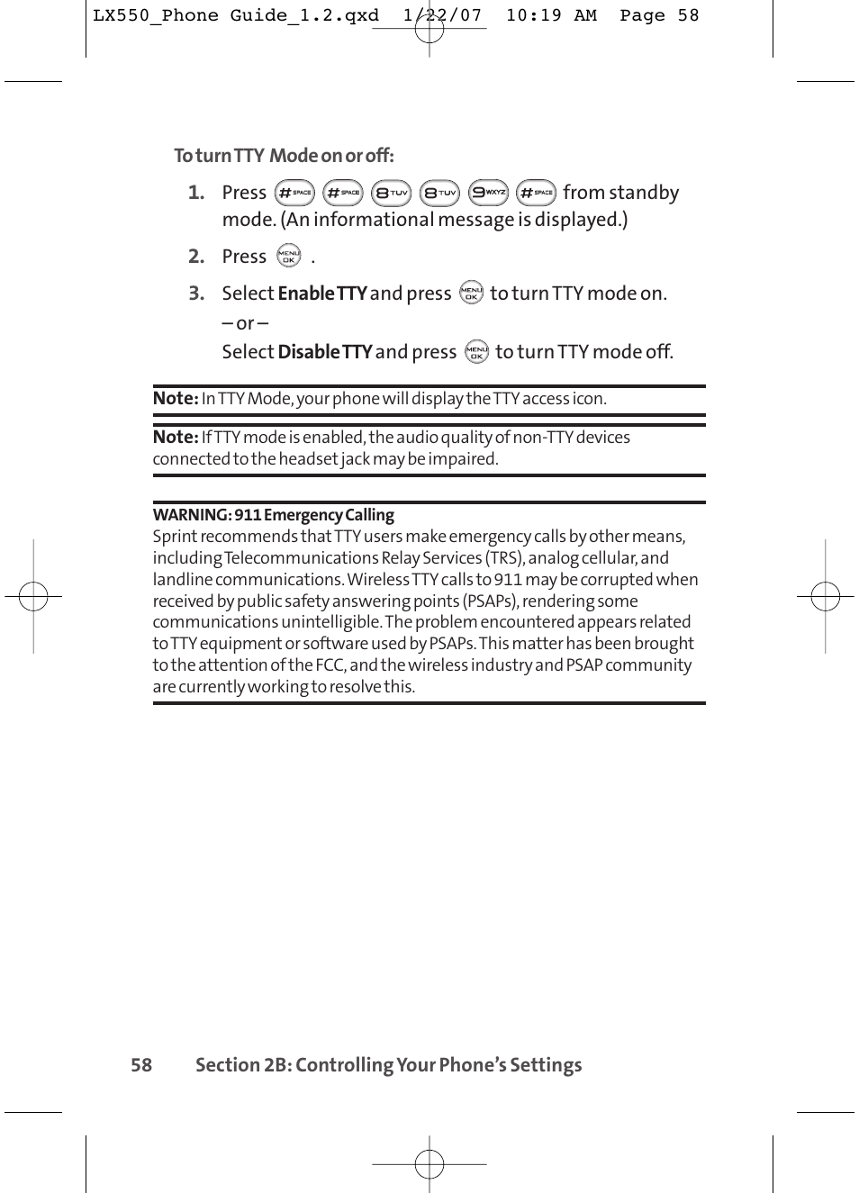 LG LX550 User Manual | Page 72 / 194