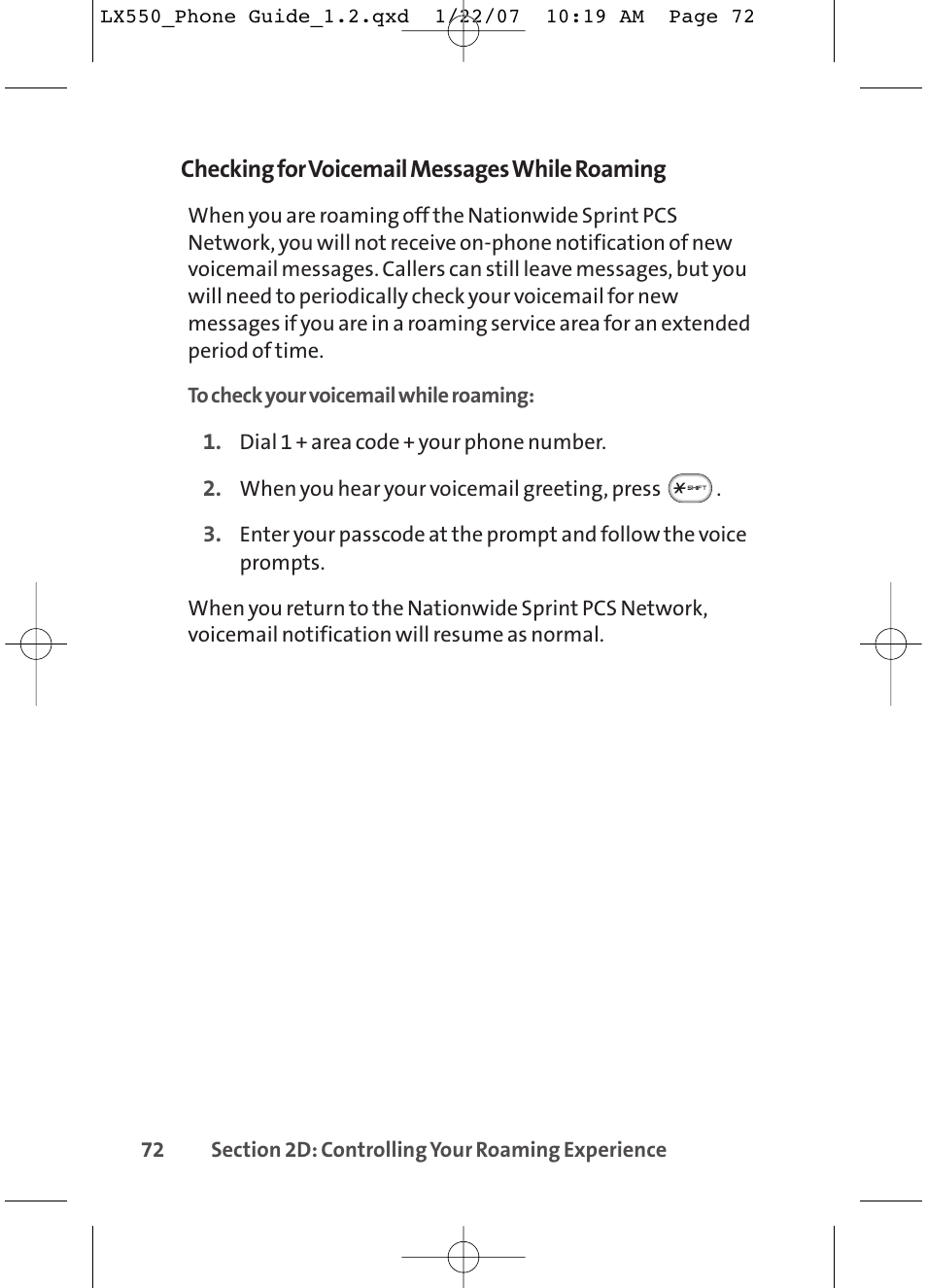 LG LX550 User Manual | Page 86 / 194