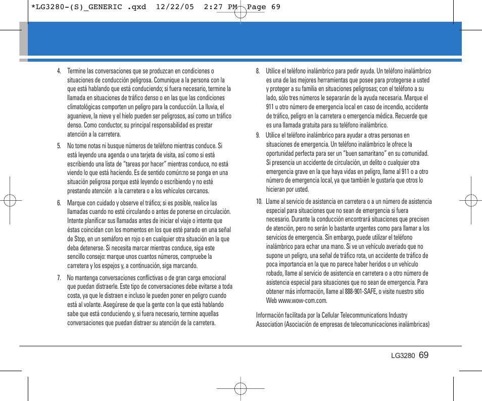 LG VX3300 User Manual | Page 148 / 156